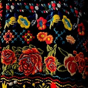 Embroidered Johnny was blouse